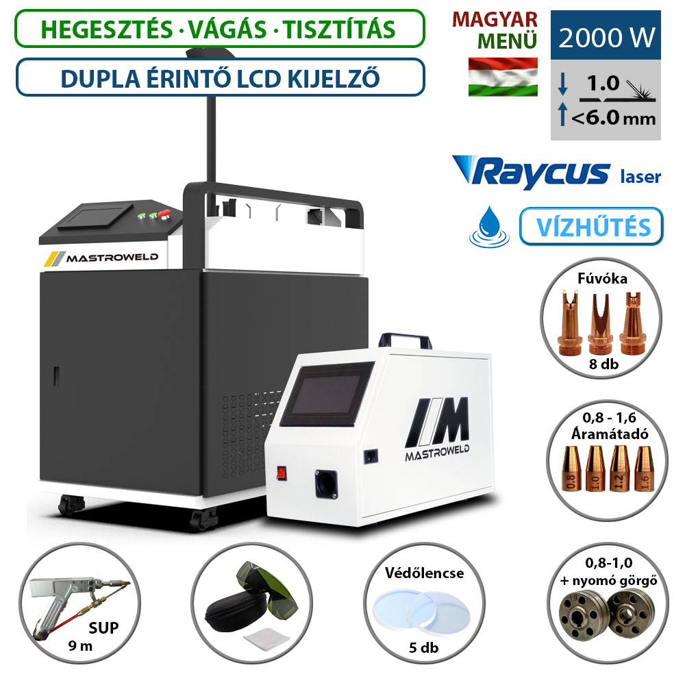 Mastroweld MASTRO LASER-2000 M lézerhegesztő, vágó, tisztító gép termék fő termékképe